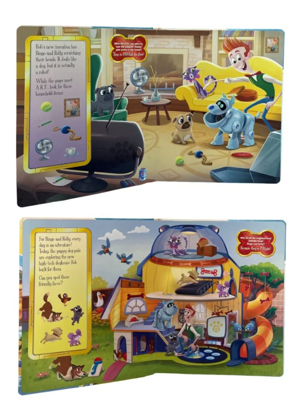 NEW Disney Junior Puppy Dog Pals Book Bundle + TY Muddles Plush | Sticker Book